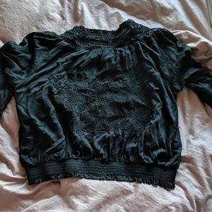 Black embroidered jacket